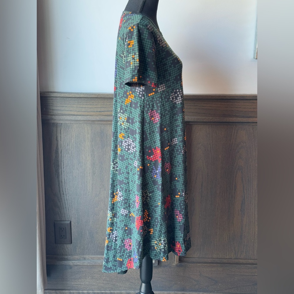 LulaRoe carly fun print dress size small NWT - Picture 5 of 5